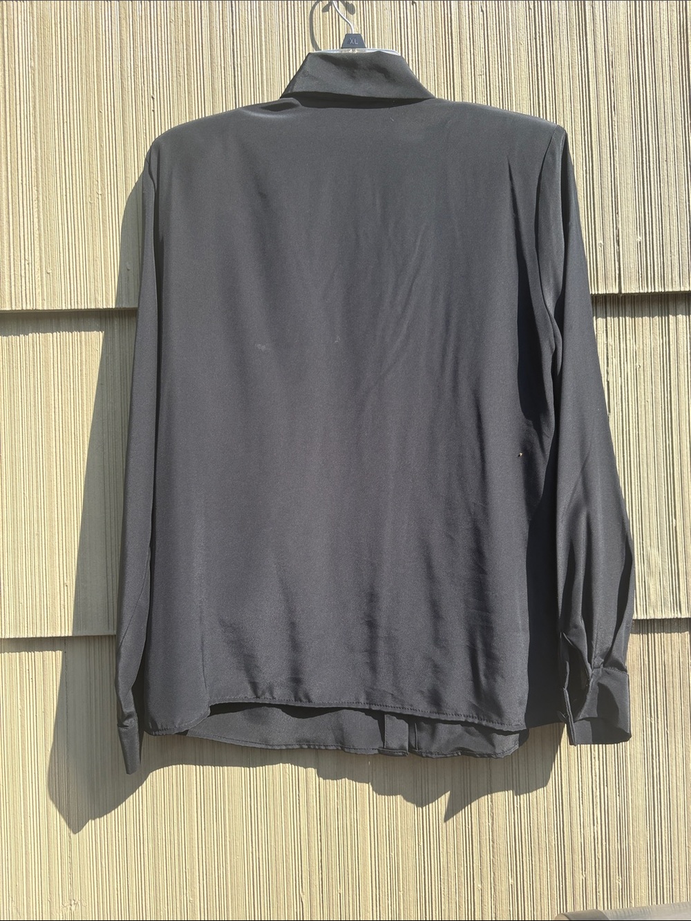 Vintage Anna Kriste 80’s Black Blouse size 10 AV13 - Picture 4 of 7
